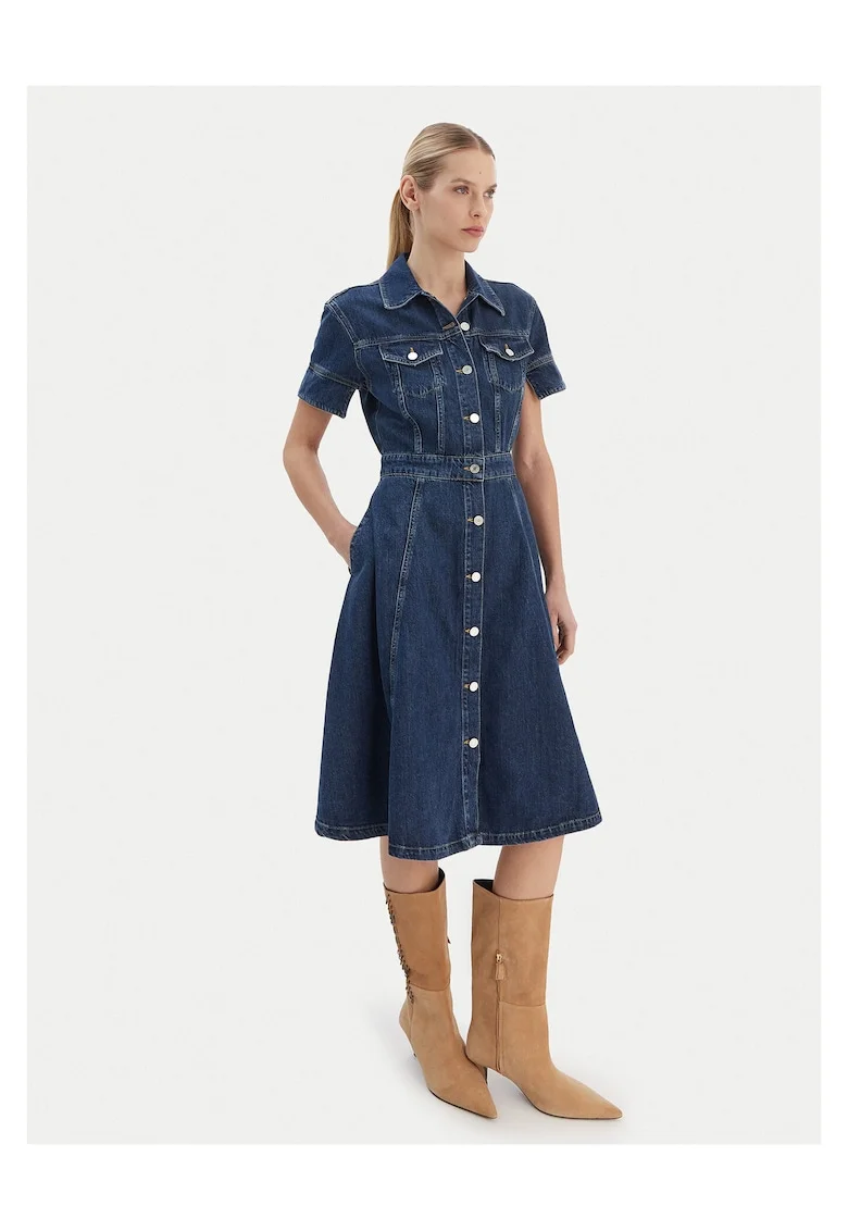 Rochie din denim,  albastru, pentru femei