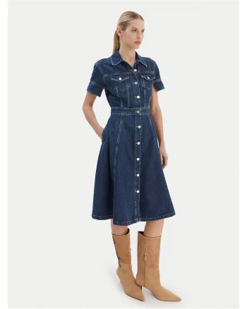 Rochie din denim,  albastru, pentru femei