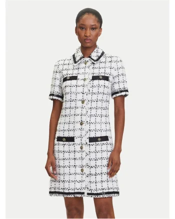 Rochie tricotata dama  ecru
