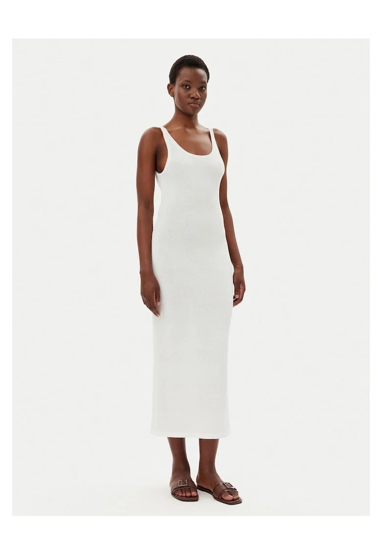 Rochie de vara,  alba, 100% bumbac