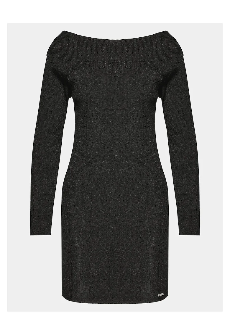 Rochie tricotata de dama  negru