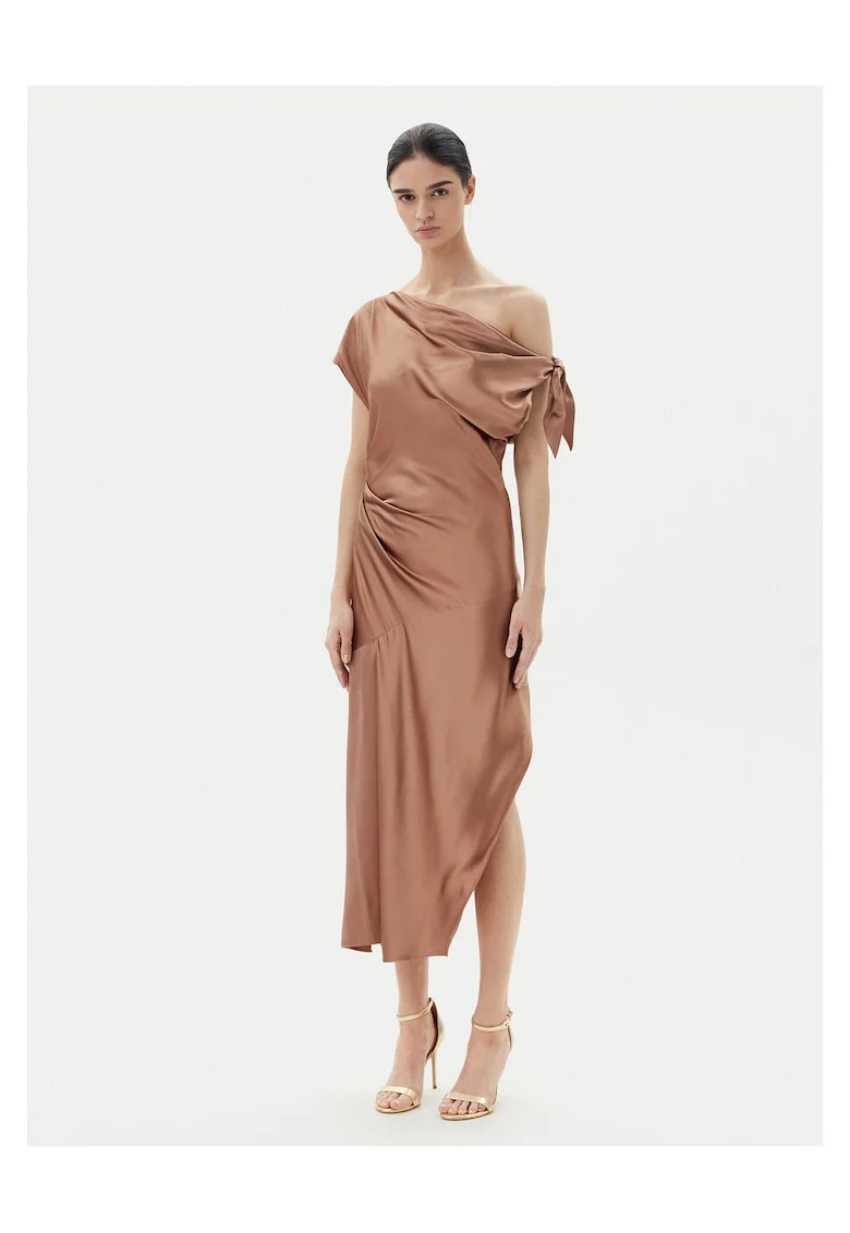 Rochie de cocktail dama  maro