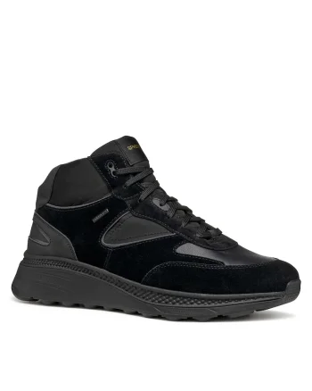 Tenisi barbati,  U Spherica Actif X1, piele naturala, negru