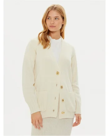 Cardigan dama  crem, pulover elegant