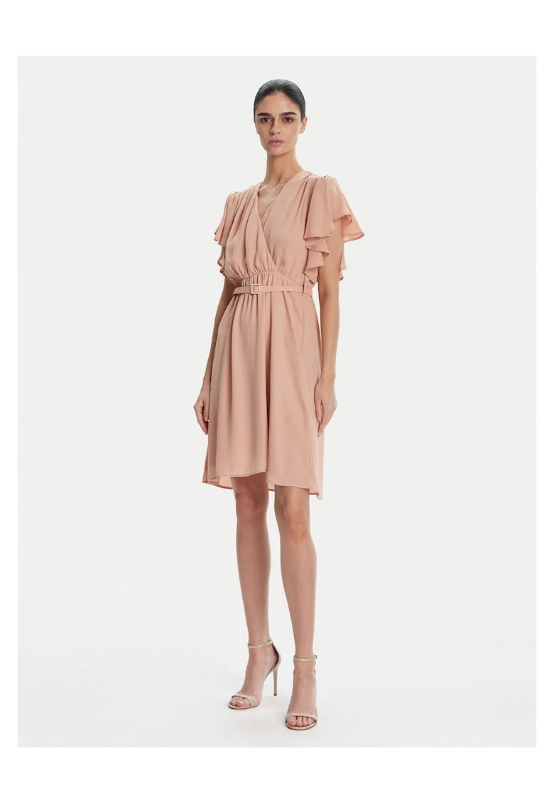 Rochie de cocktail dama  bej,