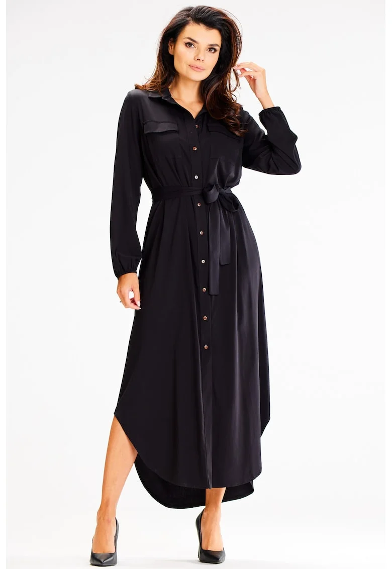 Lunga Rochie Maneca lunga, Casual A601