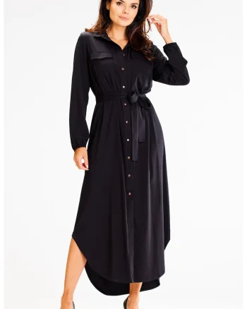 Lunga Rochie Maneca lunga, Casual A601