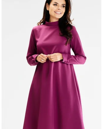 Rochie dama  Poliester, A599 - Pruna -