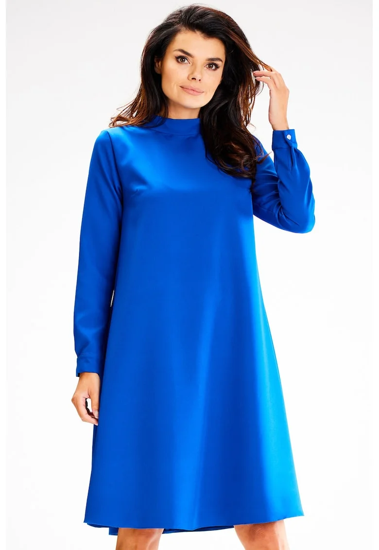 Rochie dama  Poliester, A599 - Albastru -