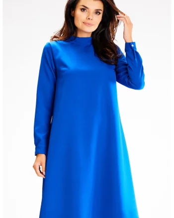 Rochie dama  Poliester, A599 - Albastru -