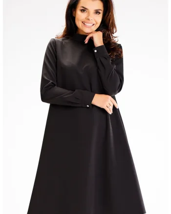 Rochie dama  Poliester, A599 - Neagra -