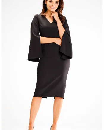 Rochie dama  Poliester, Negru A596