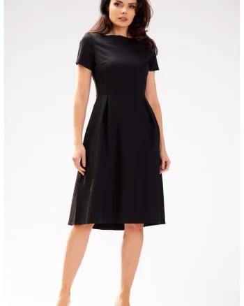 Midi Rochie Maneca scurta, Elegant A592