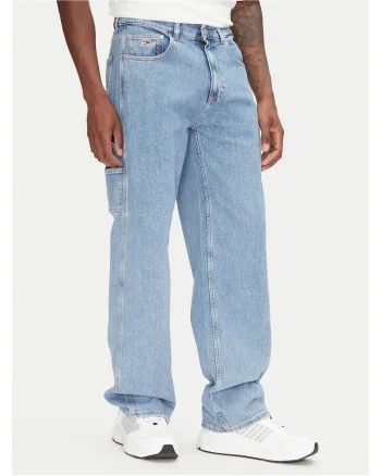 Blugi de barbati  albastri, din denim