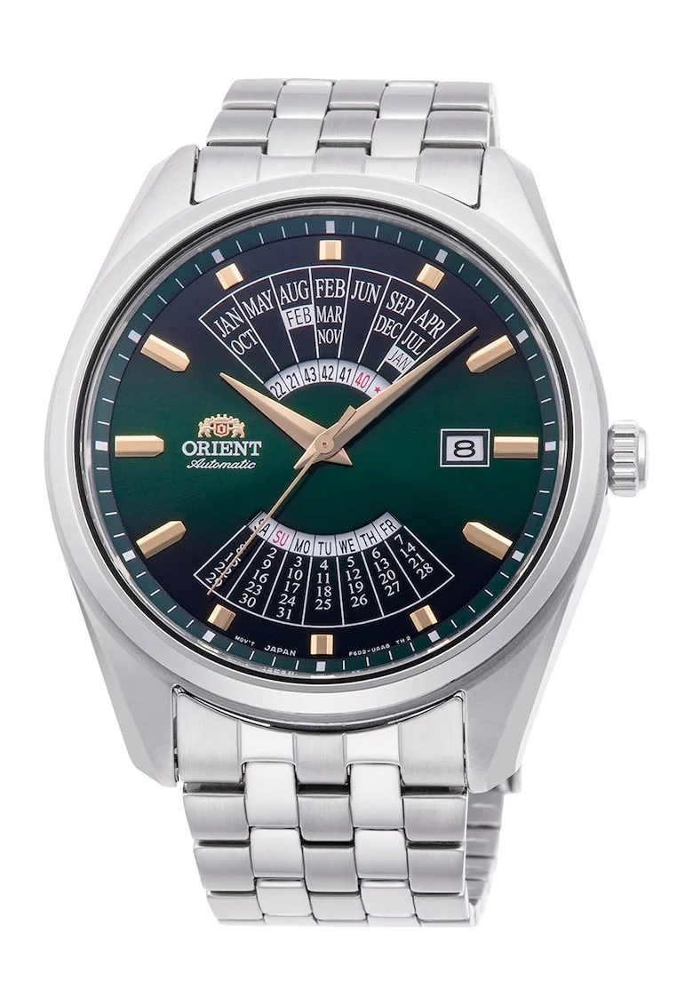 Ceas automatic cu calendar, Argintiu