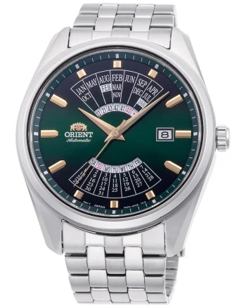 Ceas automatic cu calendar, Argintiu