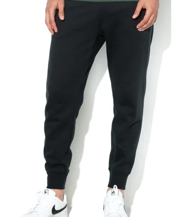Pantaloni de trening cu buzunare laterale, Negru