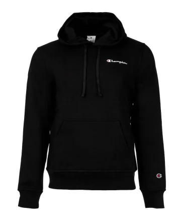 Hanorac cu detaliu logo, Negru