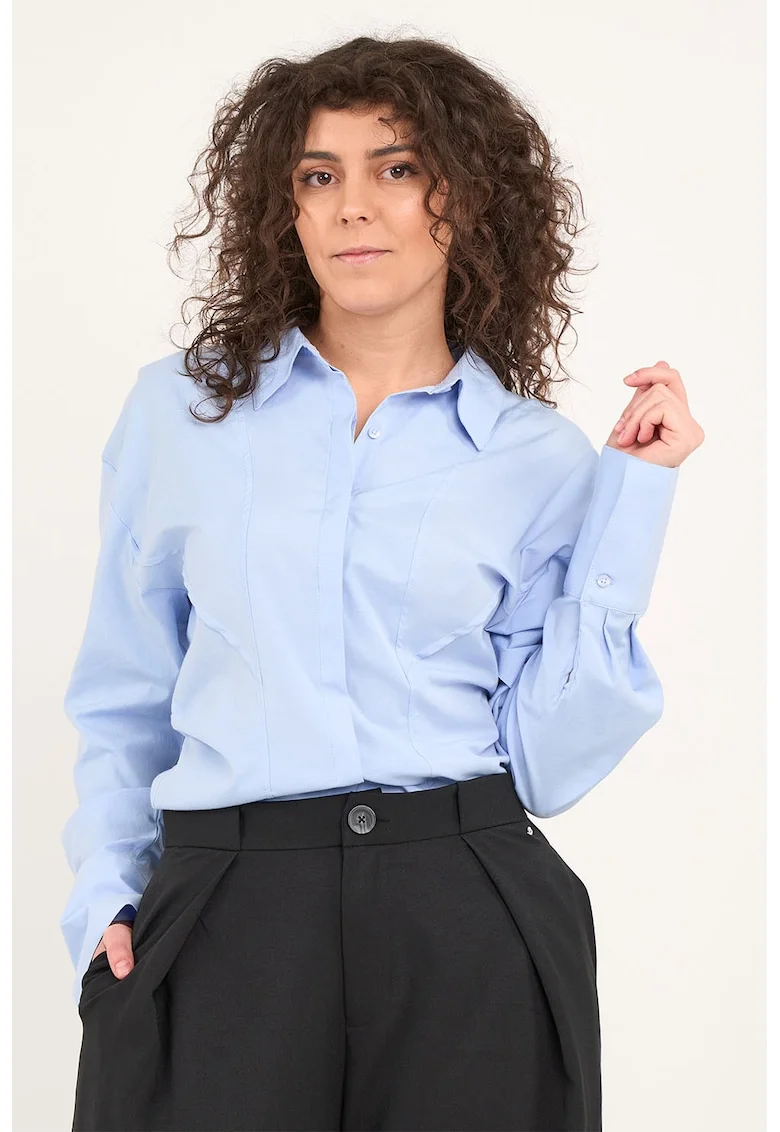 Camasa regular fit cu guler clasic, Albastru deschis