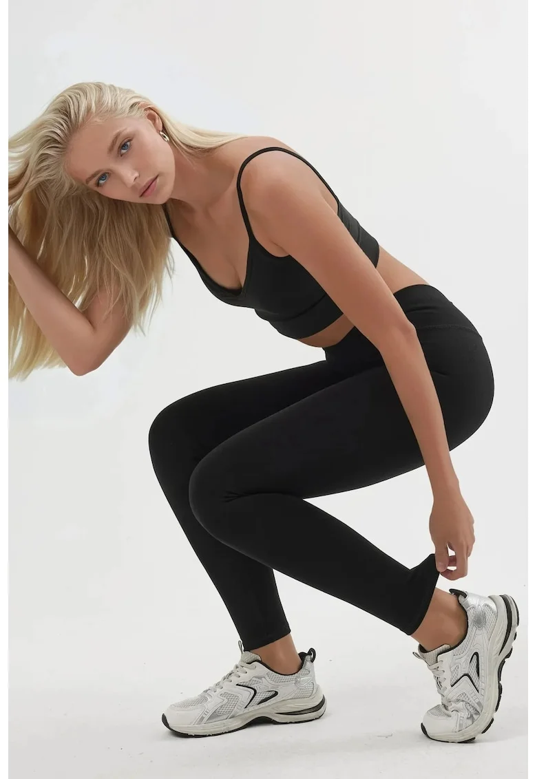 Colanti Femei  Skinny Negru, Negru