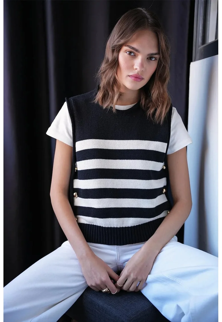 Pulover dama  negru, One Size
