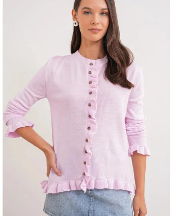 Cardigan dama  roz, One Size