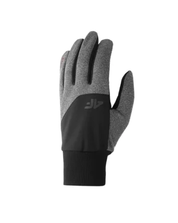 Manusi unisex iarna,  Softshell, Negru, L