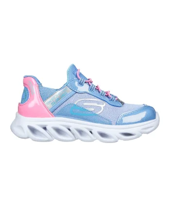 Pantofi sport cu brant cu amortizare Flex Glide, Roz/Albastru deschis