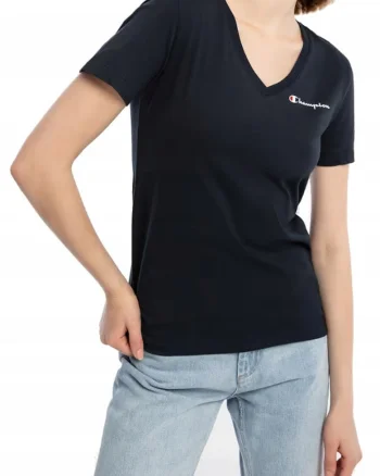 Tricou cu decolteu in V,