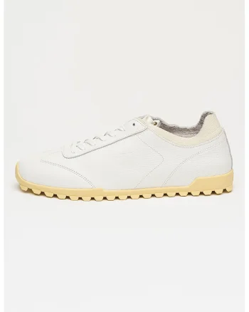 Pantofi sport cu garnituri din piele Runner, Alb