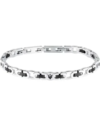 Bratara  JM425AVD98, Argintiu, Negru