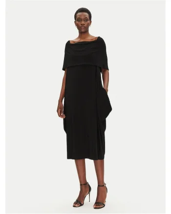 Rochie tricotata de dama  251205, negru