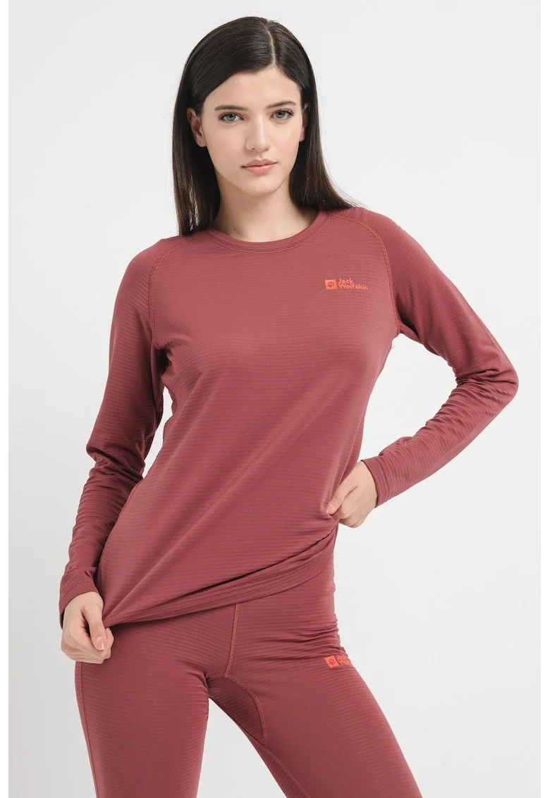 Bluza cu decolteu la baza gatului Infinite Warm, Violet