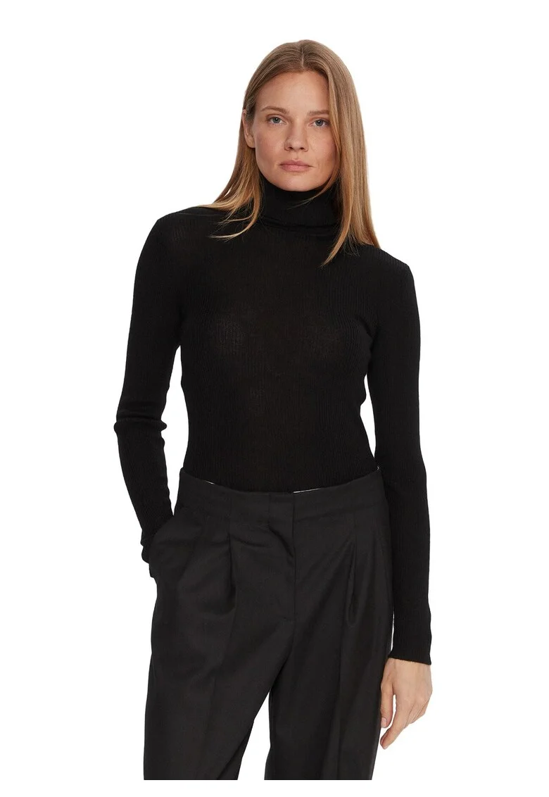 Pulover dama  negru, elegant