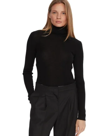 Pulover dama  negru, elegant