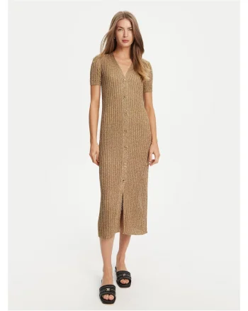 Rochie tricotata dama  bej