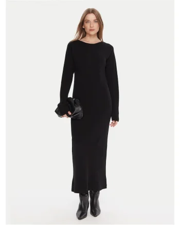 Rochie tricotata de dama  negru,