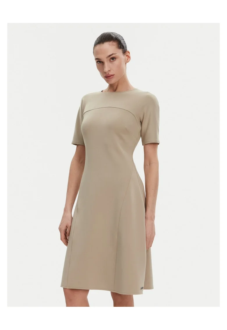 Rochie casual de dama  bej,