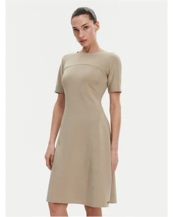 Rochie casual de dama  bej,