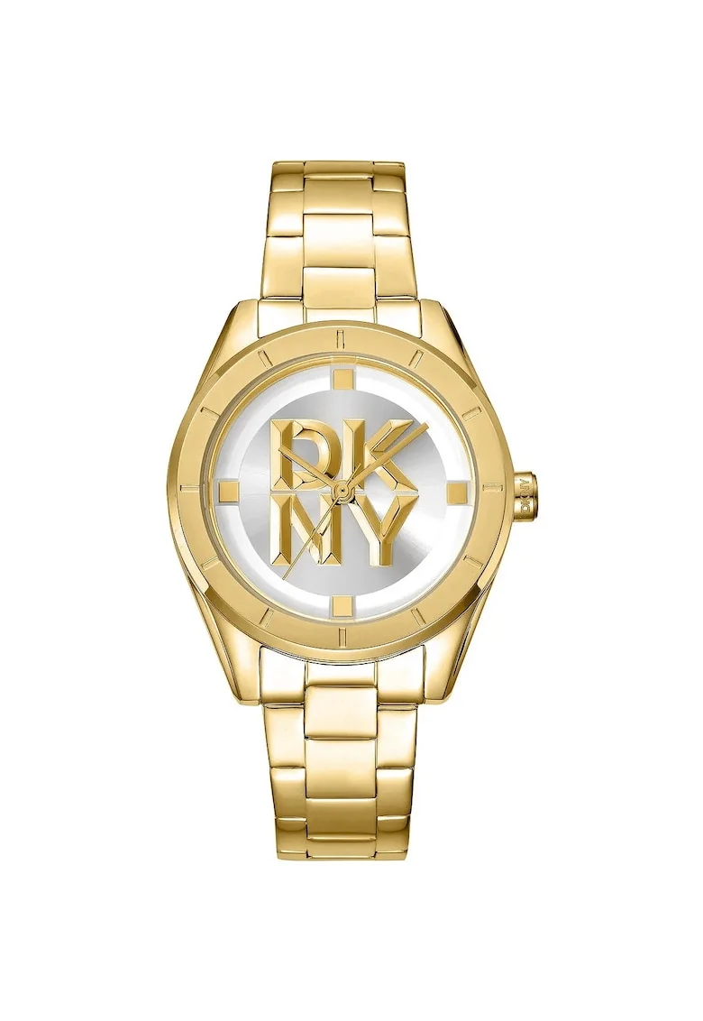 Ceas Dama  Chambers Midi Gold, 34mm, bratara aurie, set cu cutie