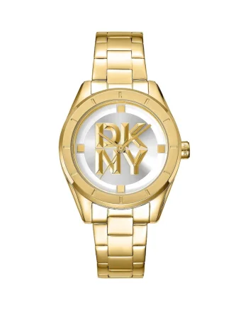 Ceas Dama  Chambers Midi Gold, 34mm, bratara aurie, set cu cutie