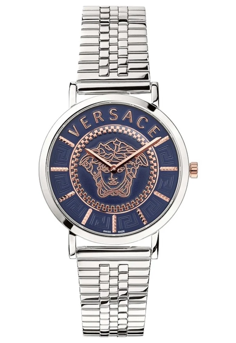 Ceas dama  V-Essential, 36mm, bratara metalica, argintiu, rezistent la apa 5 ATM