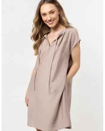 Rochie dama, mini,  raion, crem