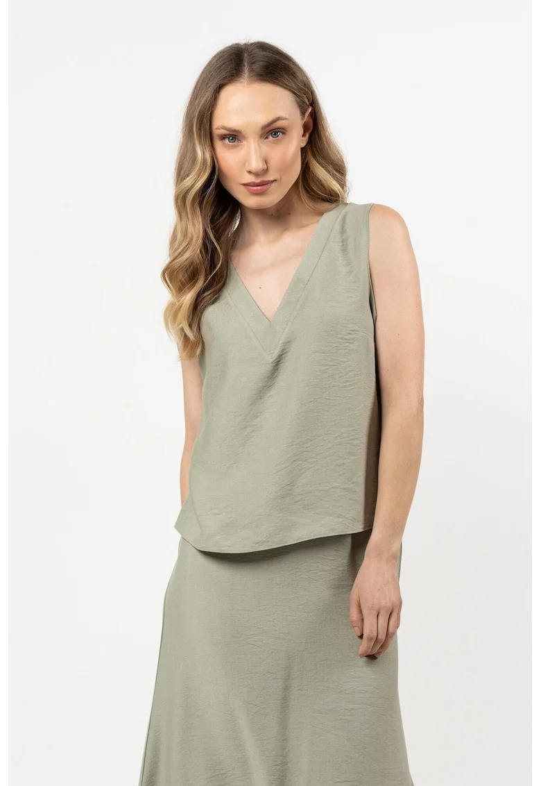 Bluza dama,  raion/nailon, verde