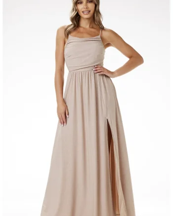 Lunga Rochie Fara maneca A696