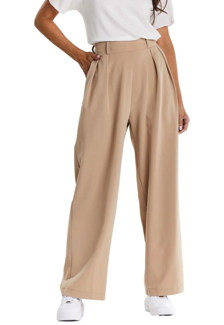 Pantaloni dama,  Viscoza, Bej