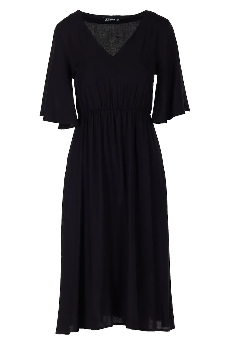 Rochie A518,  Poliester, Negru