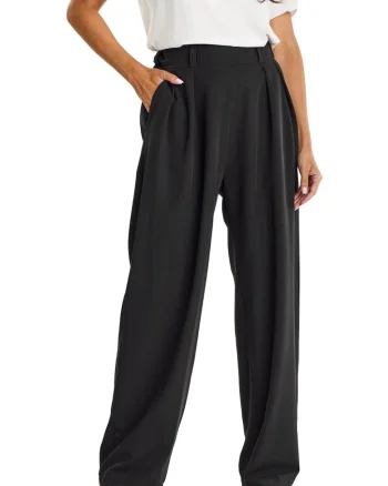 Pantaloni dama,  Viscoza, Negru