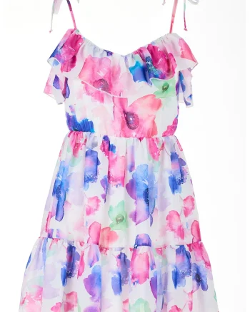 Rochie A503,  Poliester, Multicolor