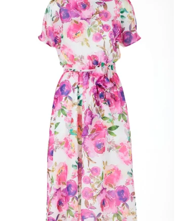 Rochie A510,  Poliester, Multicolor